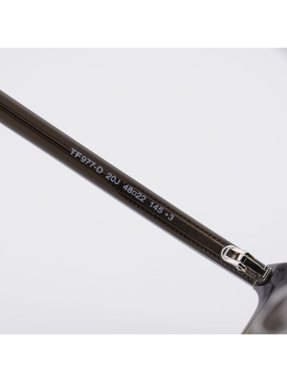 Tom Ford FT0977-D 20J Sunglasses - Grey Square Frame, Roviex Lenses - Picture 8 of 9